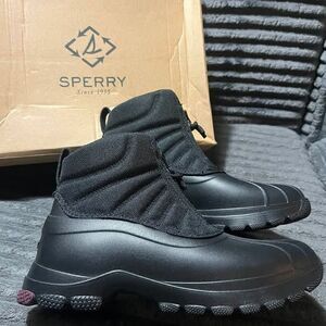 Sperry Front Zip Duck Boots Sz 7